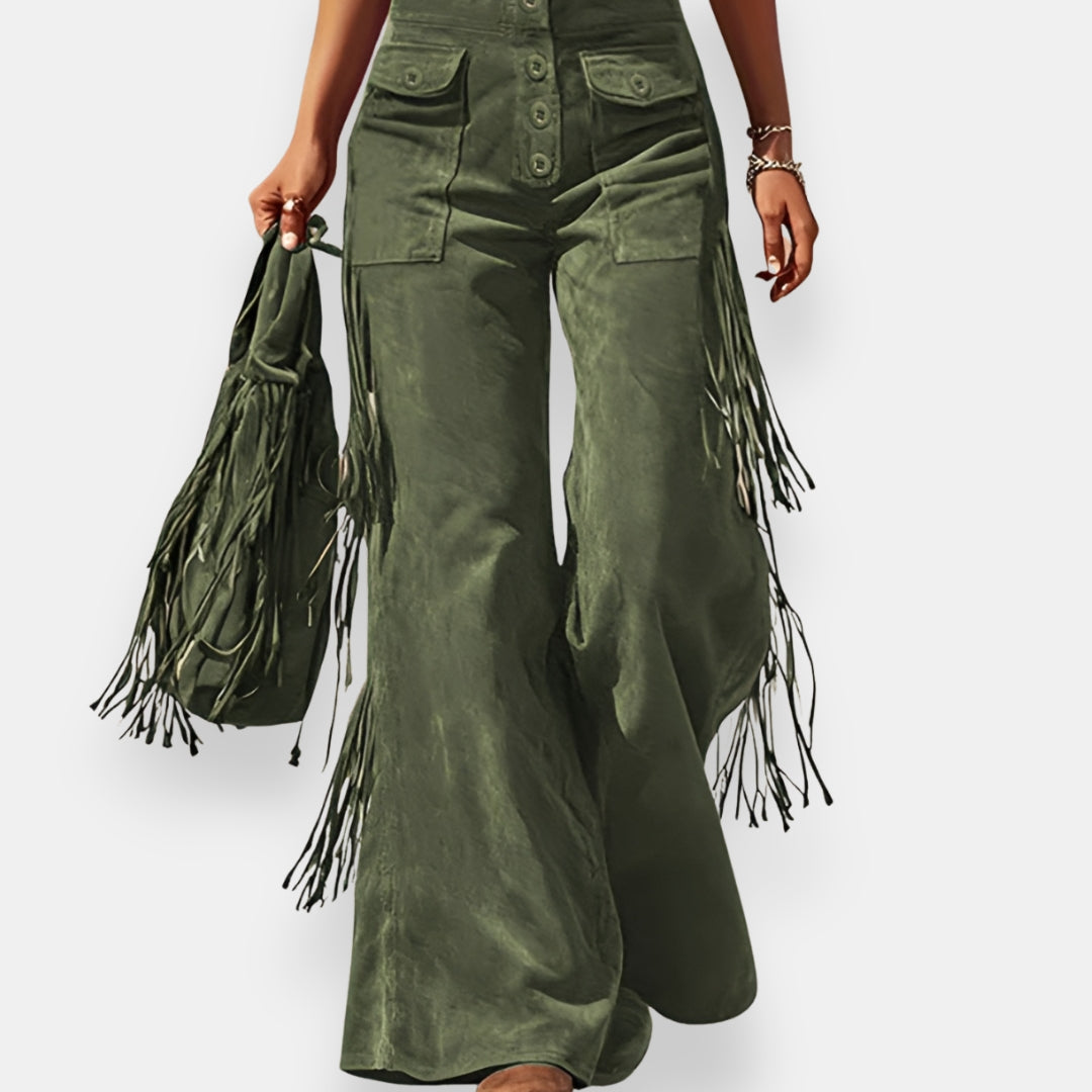Mérovée | Salopette Bootcut Boutonnée