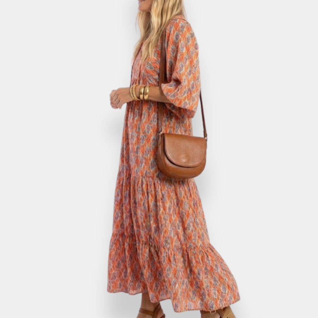 Erell | Robe Longue Étagée