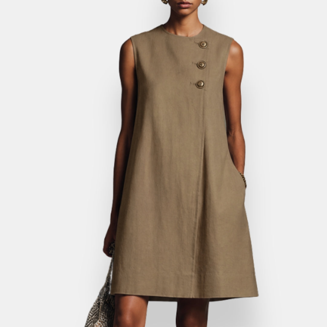 Orsvarne | Robe Trapèze Boutonnée