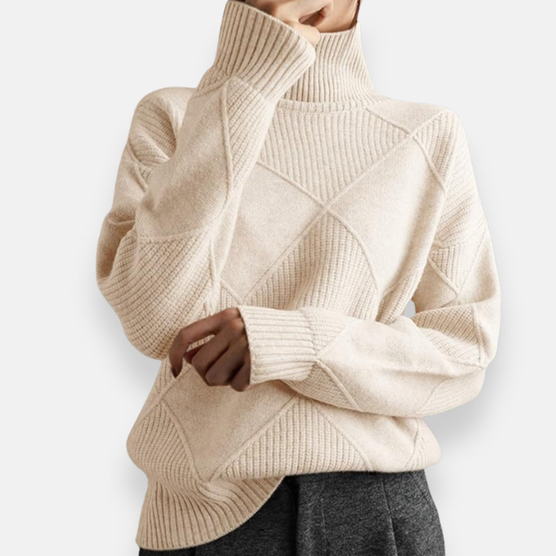 Maud | Pull à col roulé tendance