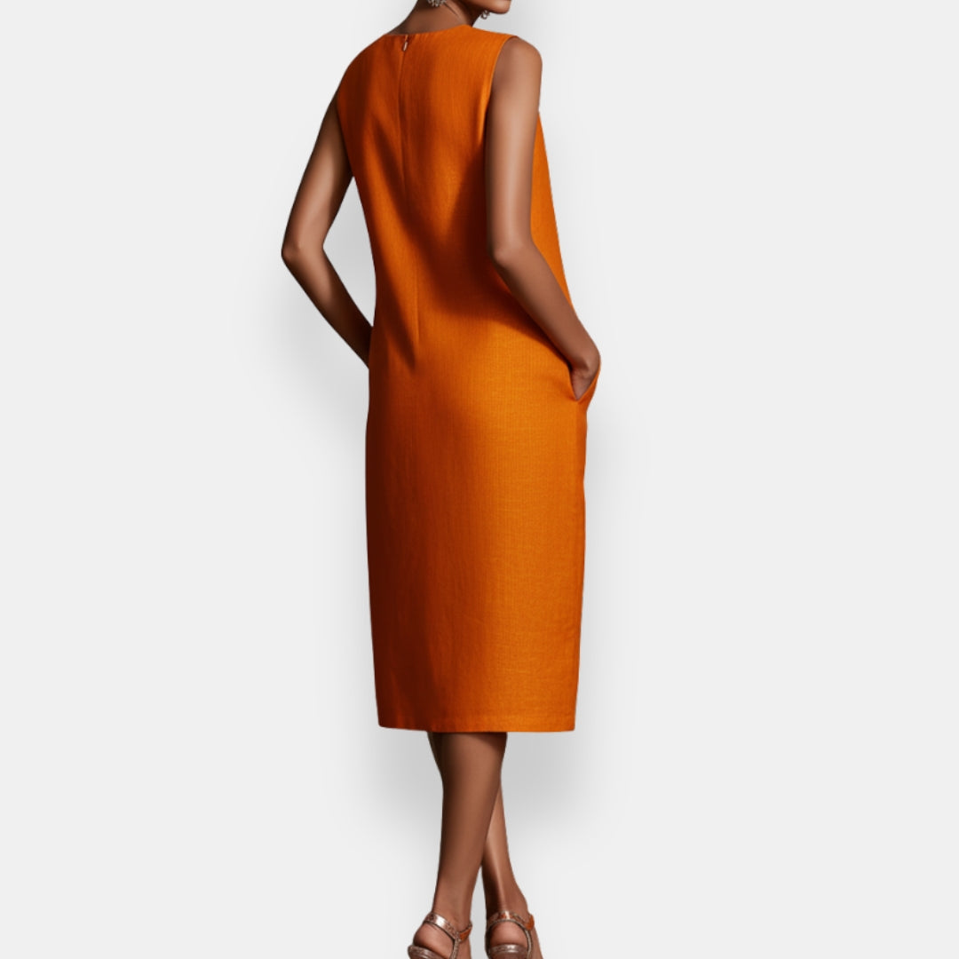 Yseule | Robe Droite Sans-Manches