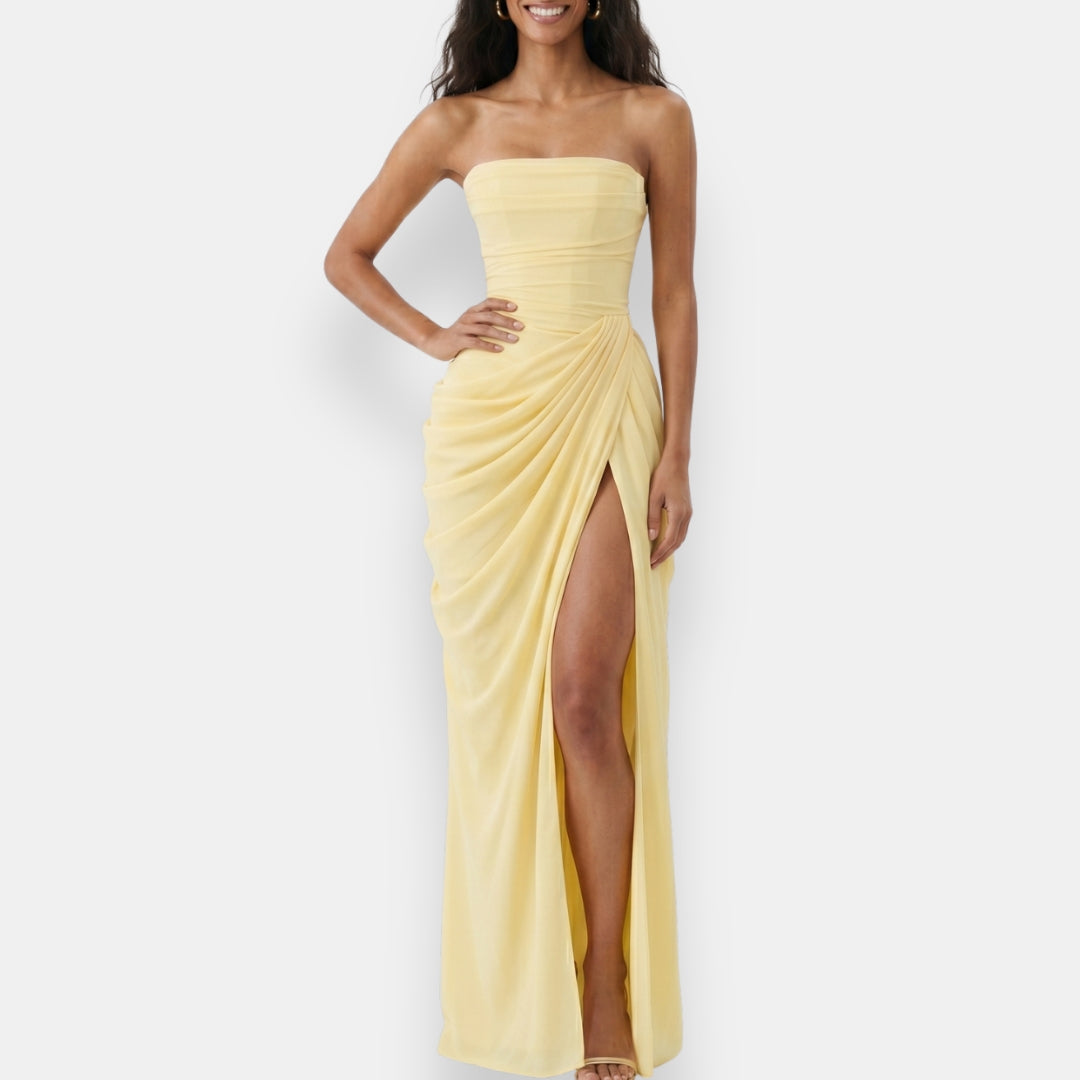 Trémaine | Robe Bustier Fendue