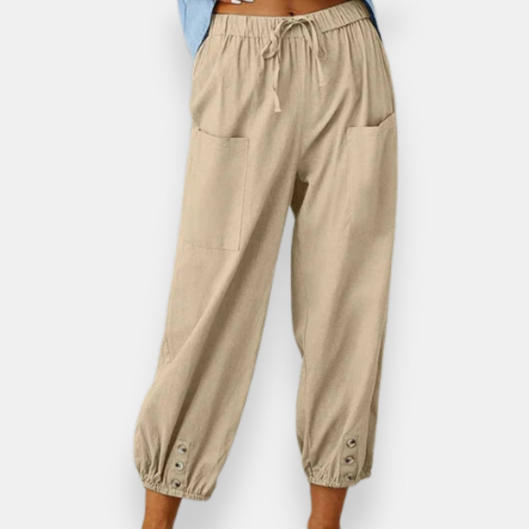 Loulou | Pantalon Large Boutonné