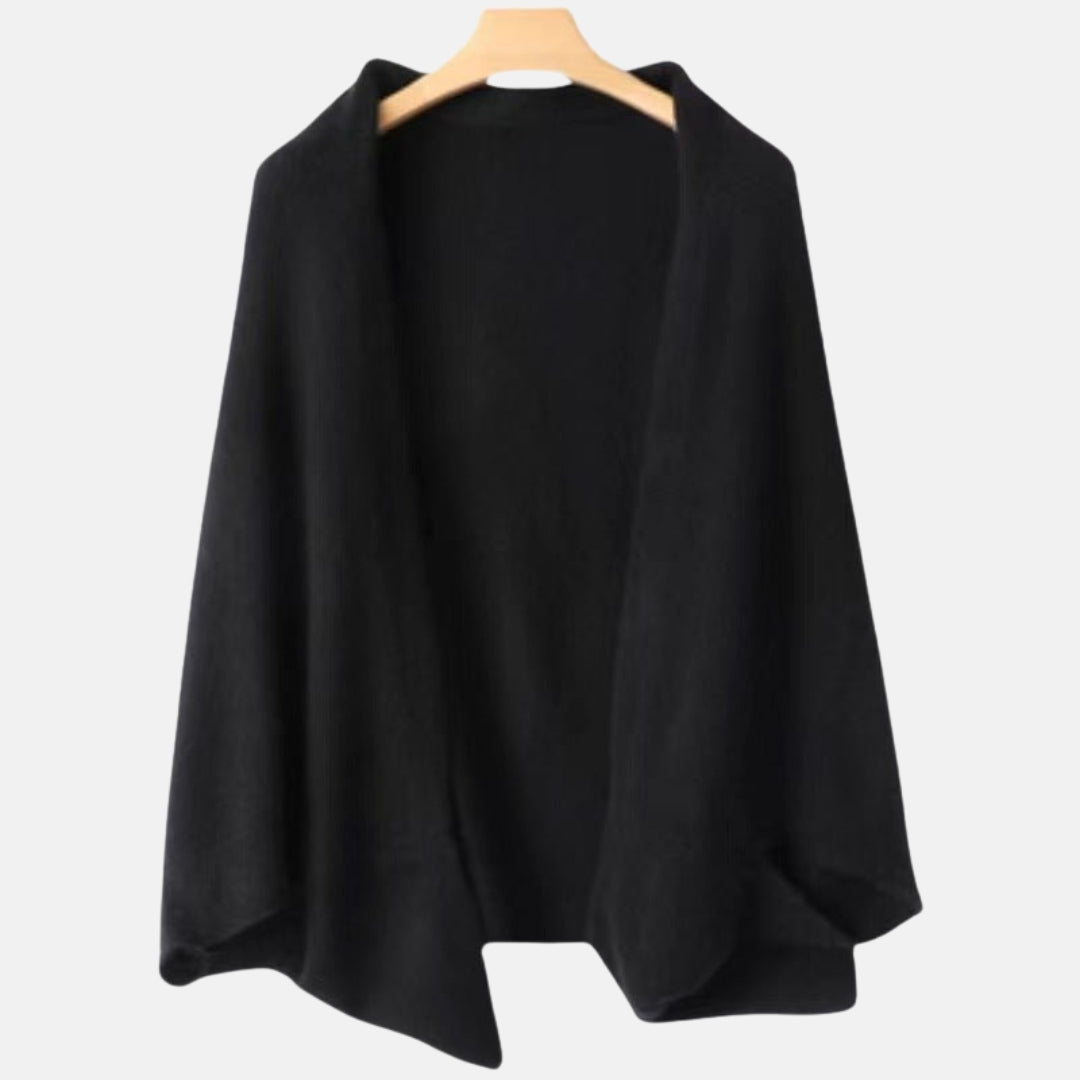 Avenise | Cardigan drapé en maille douce