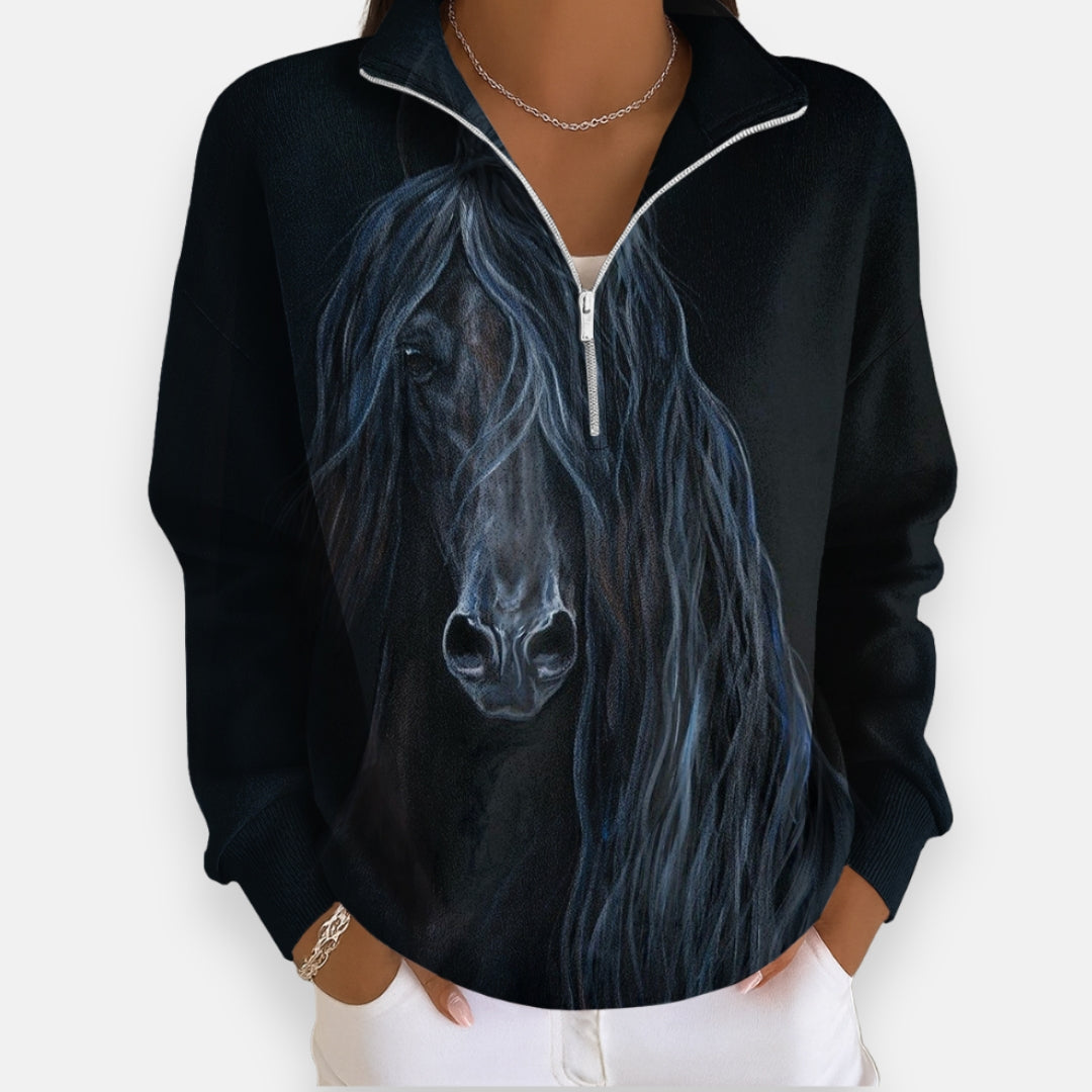 Pénélope | Sweatshirt zippé