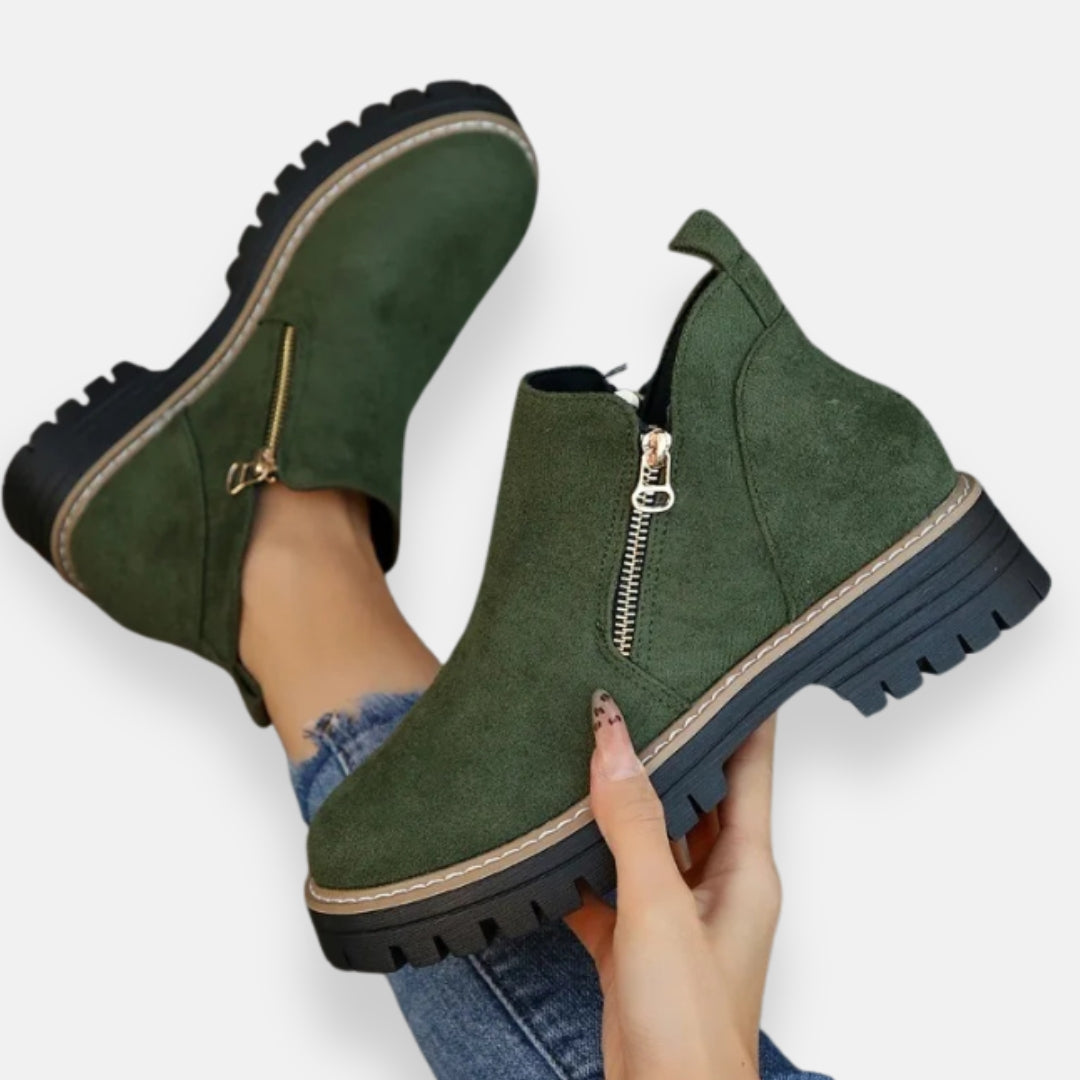 Estella | Bottines à Fermeture Éclair