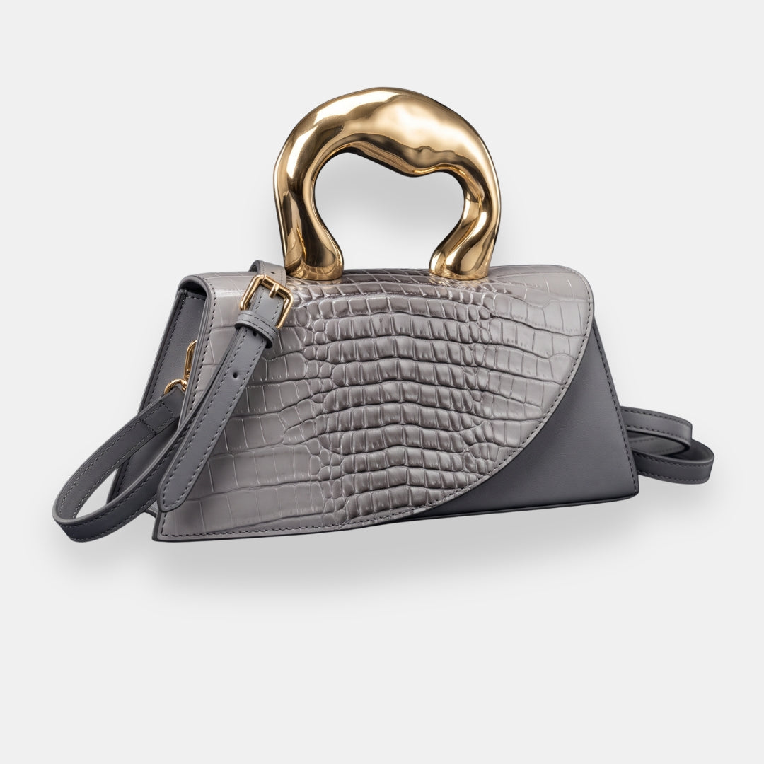Aspasie | Sac Croco Sculpté