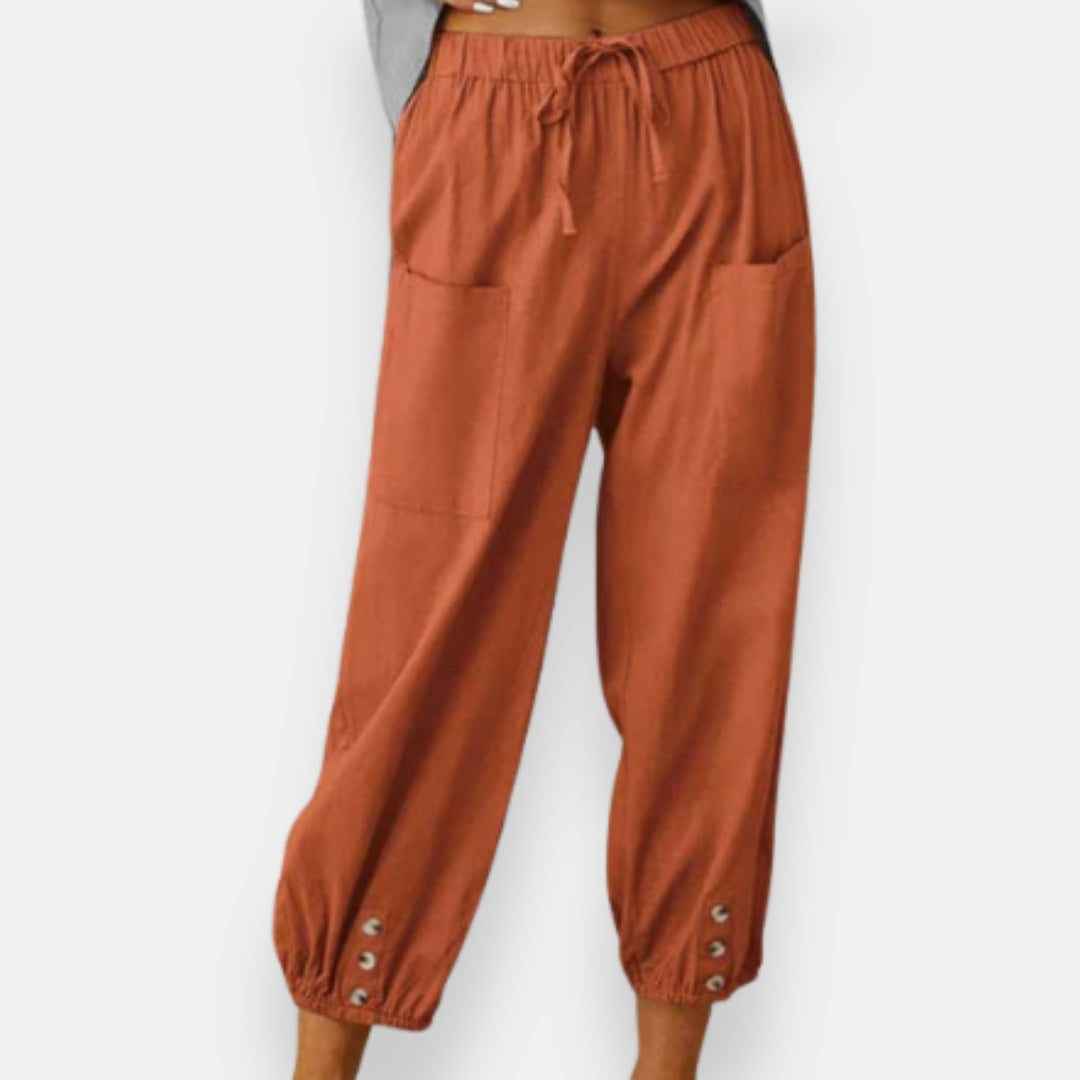 Loulou | Pantalon Large Boutonné