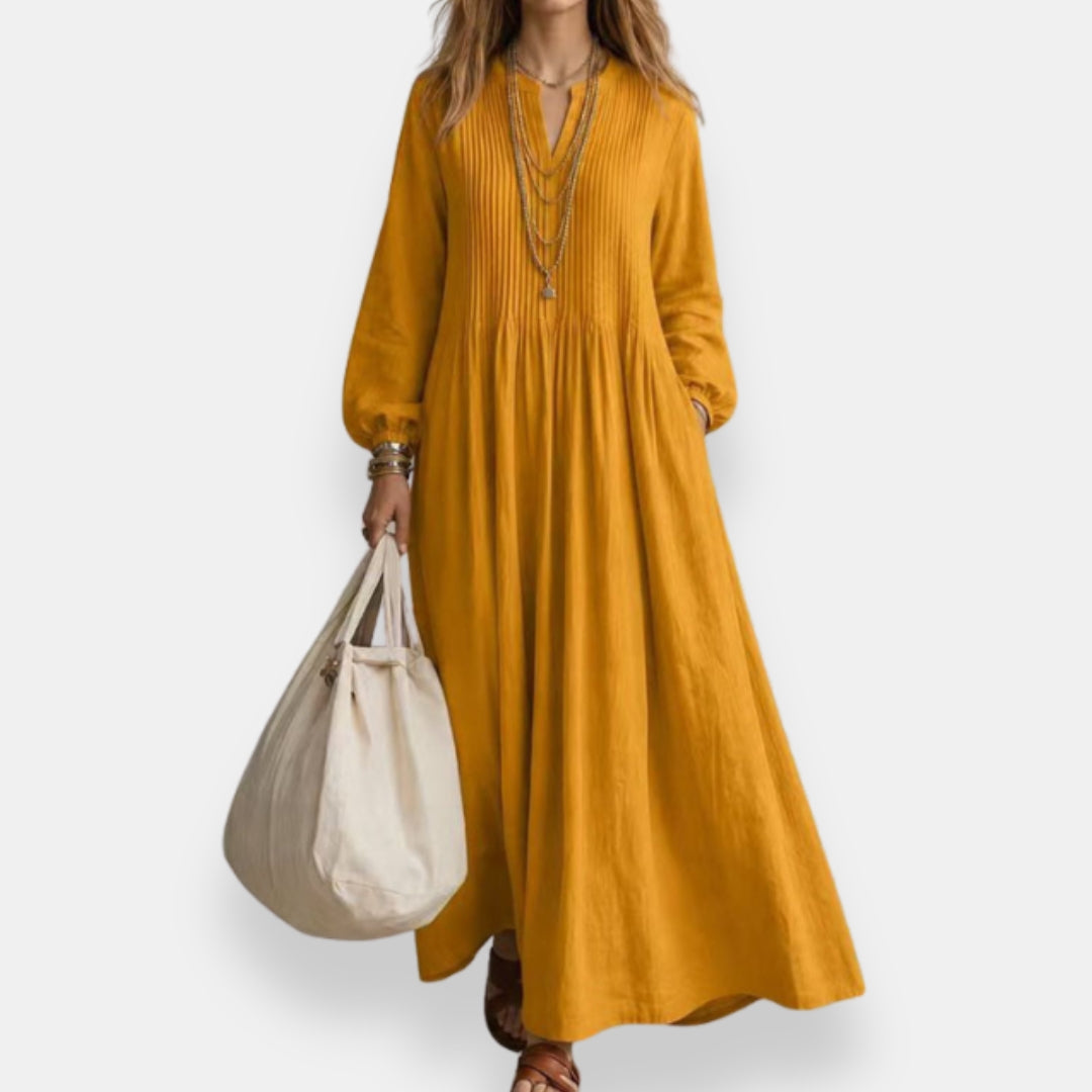 Edwige | Robe Ample Nervurée