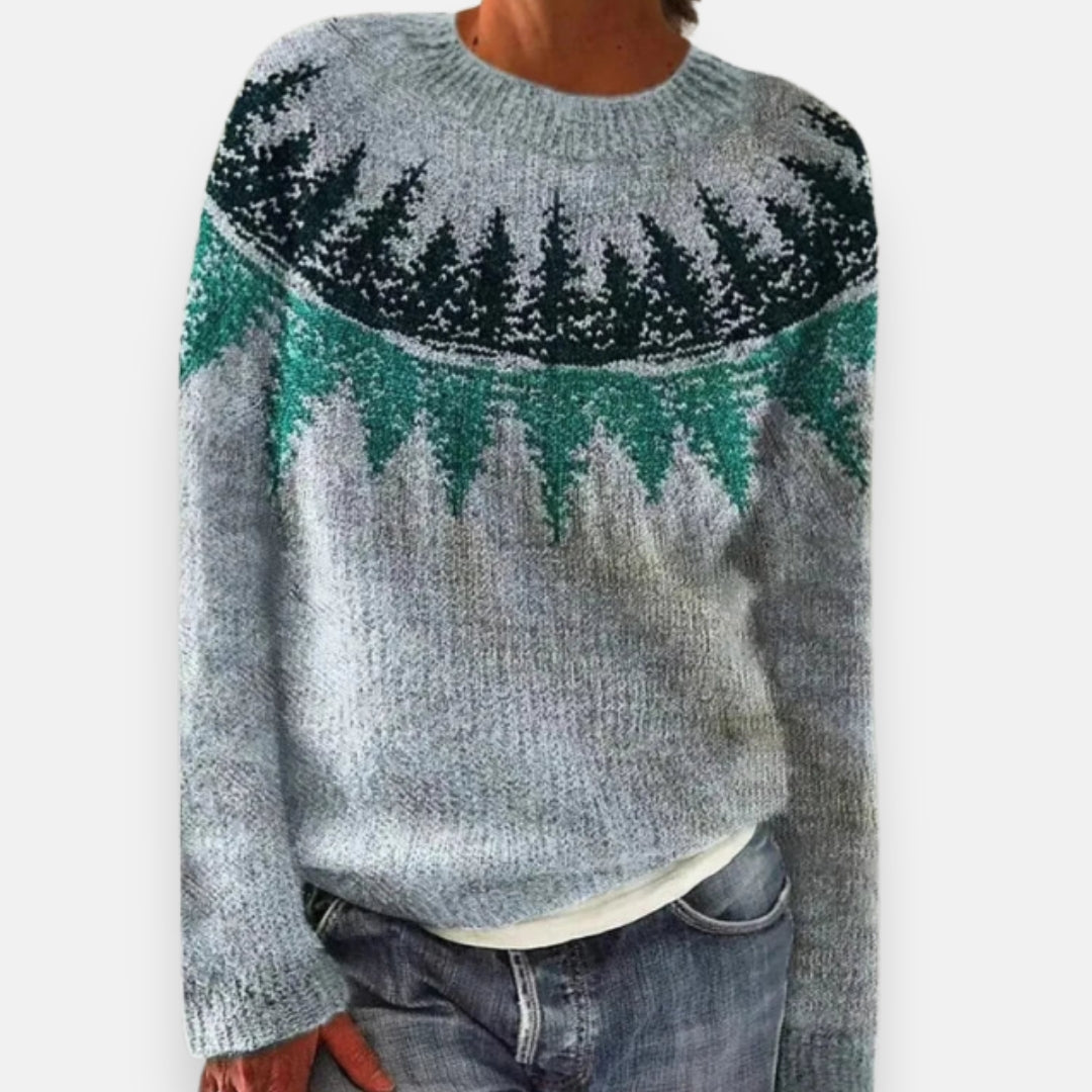 Aurivion | Pull jacquard cosy