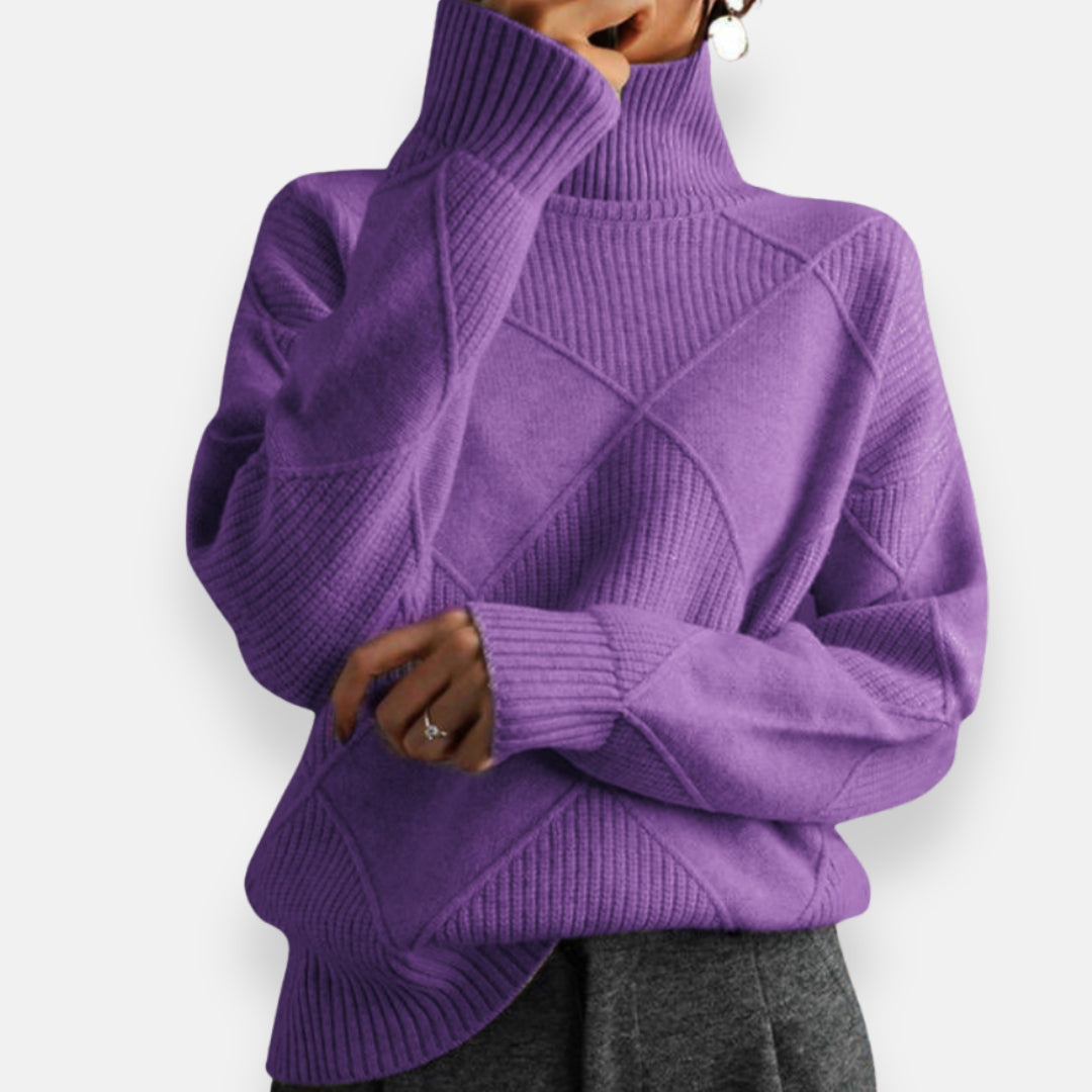 Maud | Pull à col roulé tendance