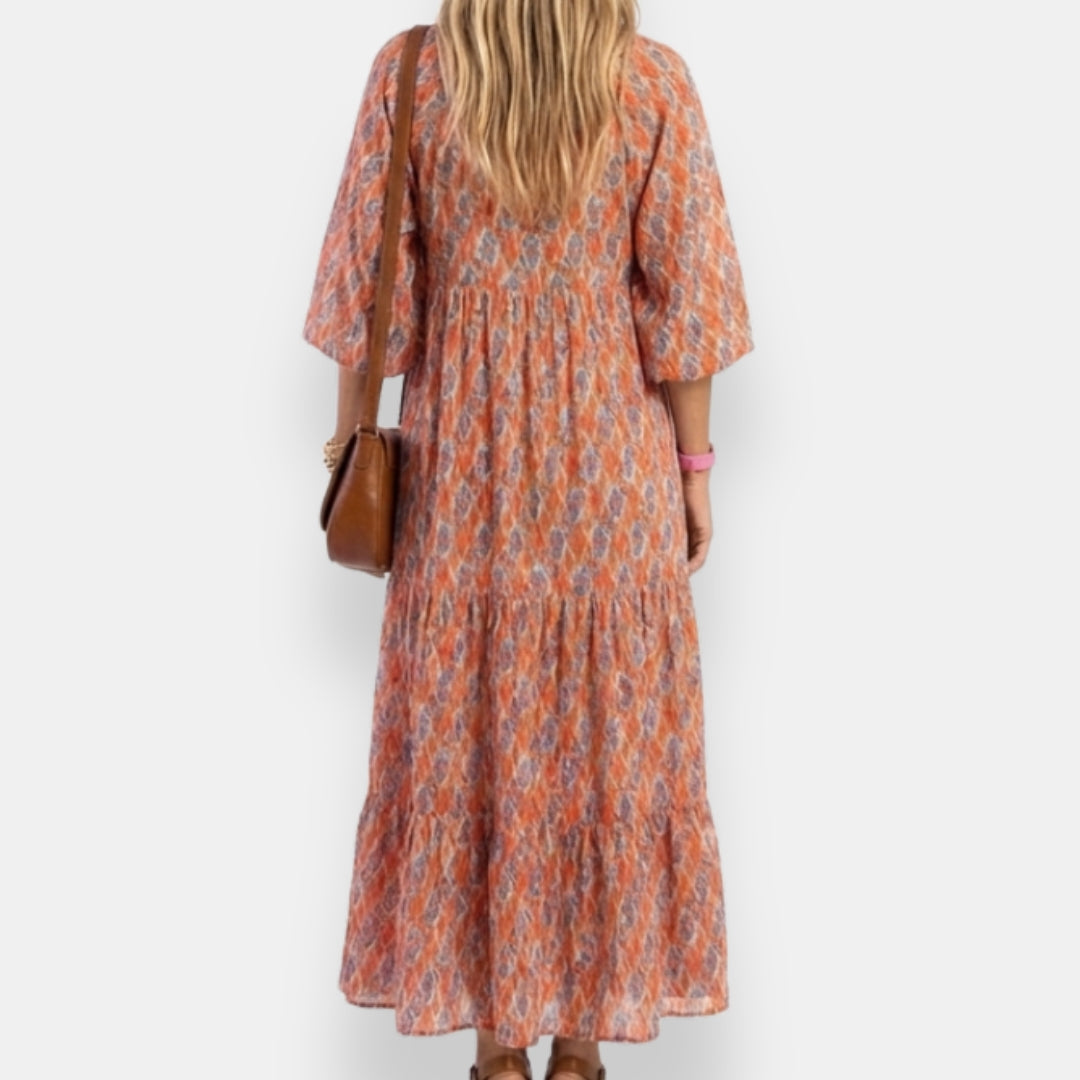Erell | Robe Longue Étagée