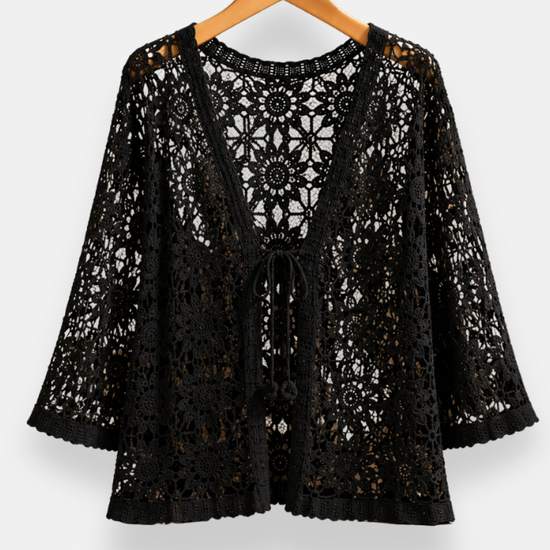 Parise | Cardigan Crochet Noué
