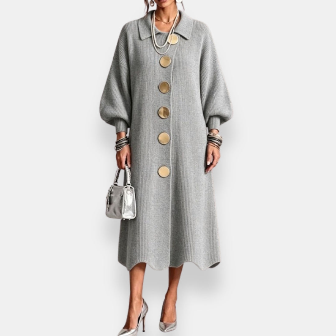 Eneka | Robe Boutons Dorés