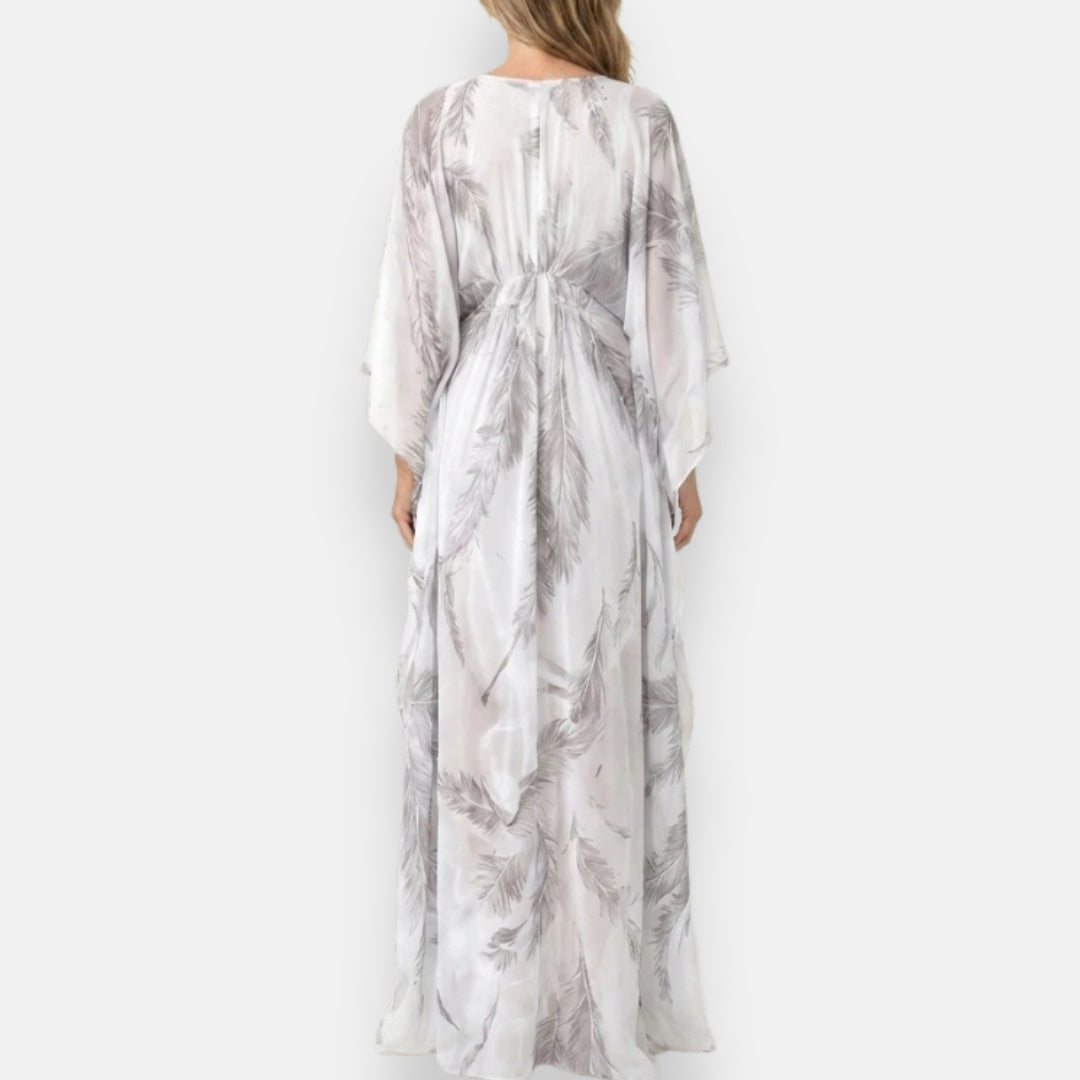 Ombeline | Robe Kaftan Imprimée