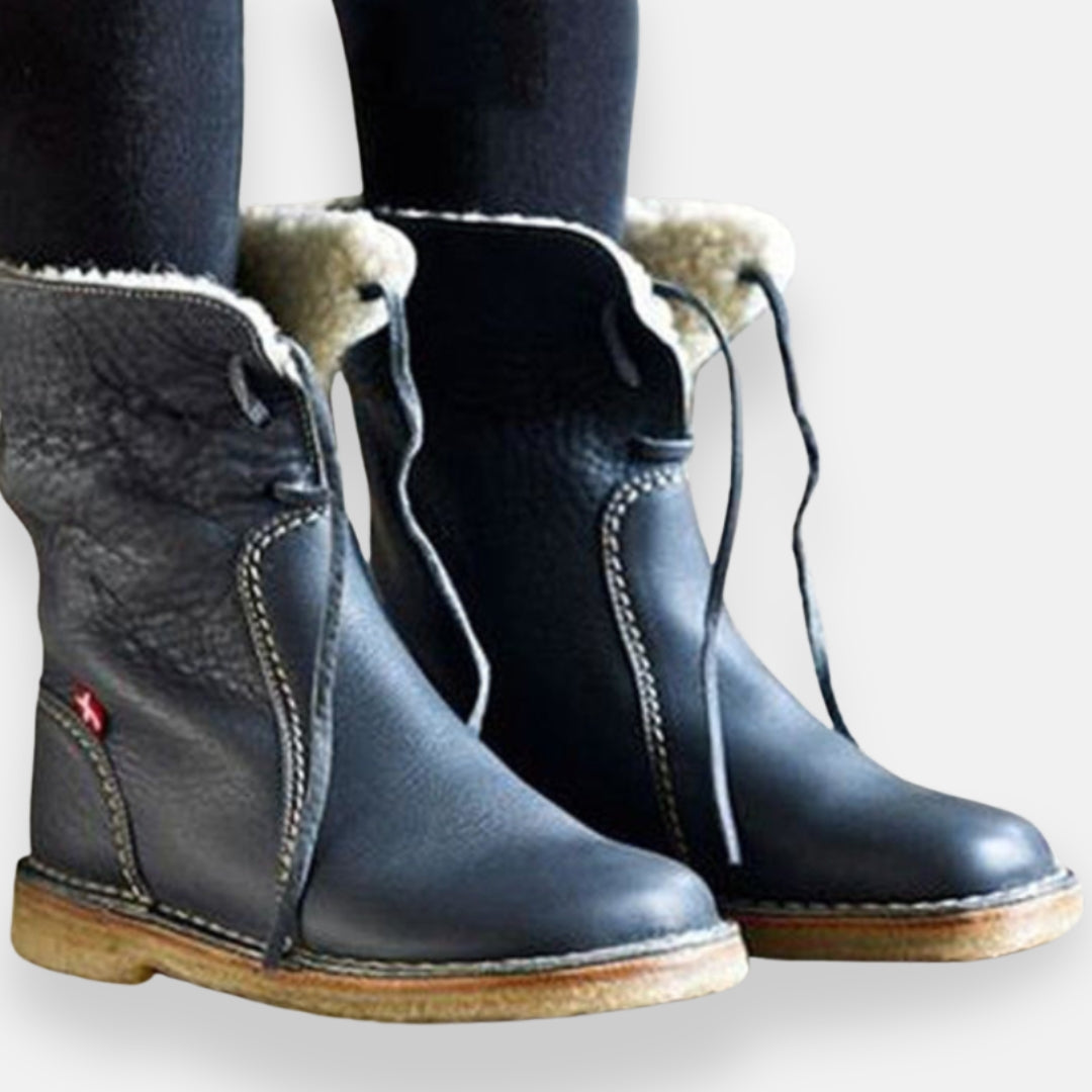 Karianne | Bottines en Cuir à Lacets