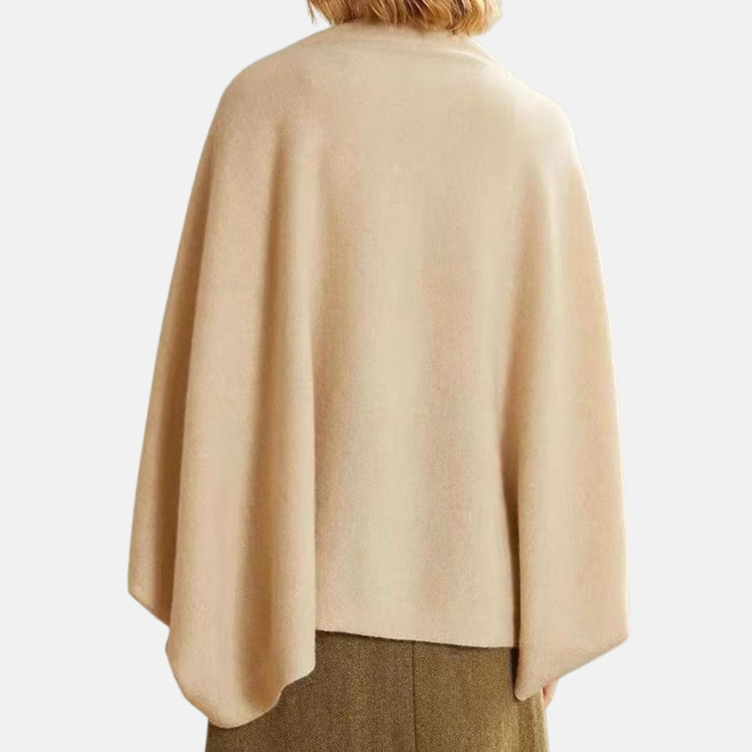 Avenise | Cardigan drapé en maille douce