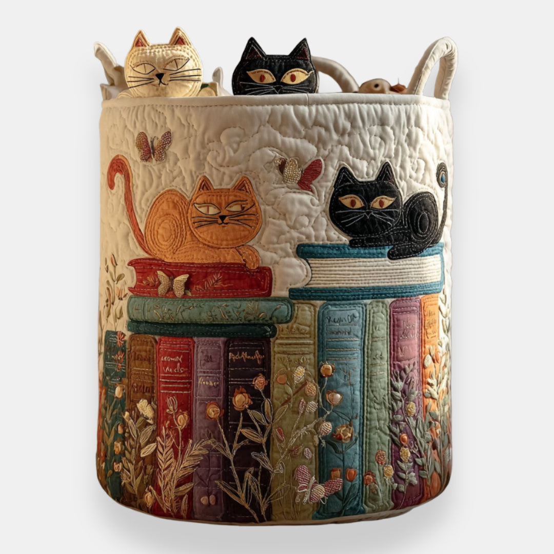 Panier Chats et Livres