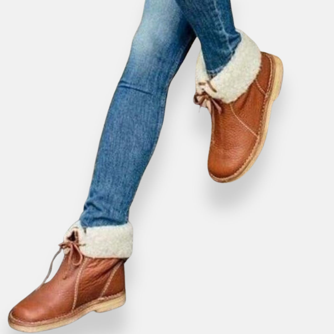 Karianne | Bottines en Cuir à Lacets