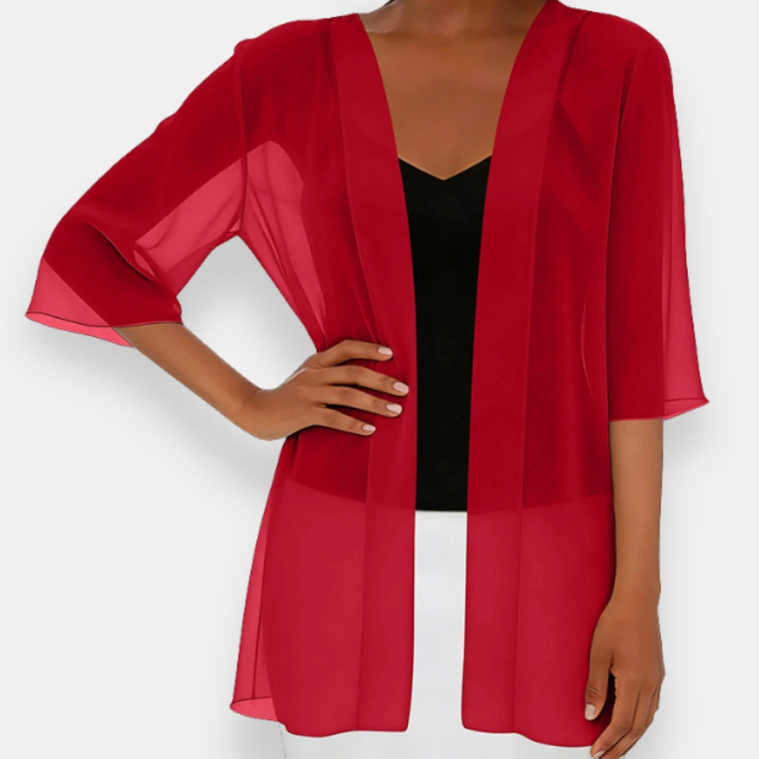 Clélie | Cardigan Ouvert Manches