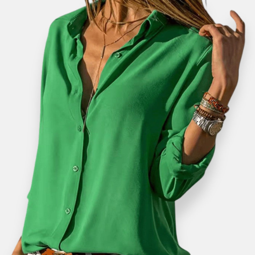 Annick | Chemise fluide à col classique