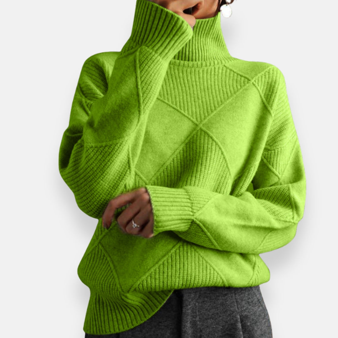 Maud | Pull à col roulé tendance