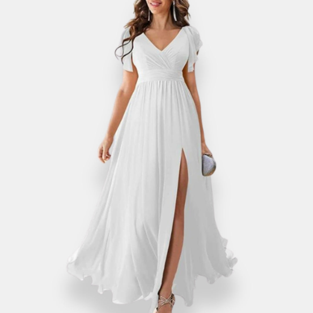Marfise | Robe fendue papillon