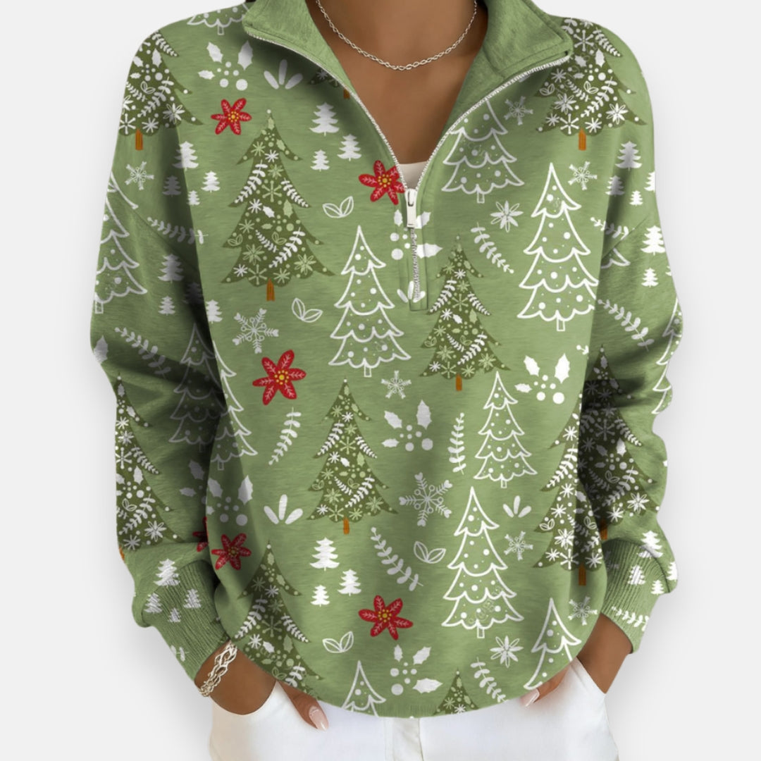 Yaëlle | Sweatshirt à motifs de Noël