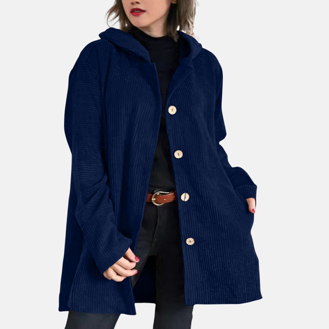 Zoraïda | Veste longue à capuche