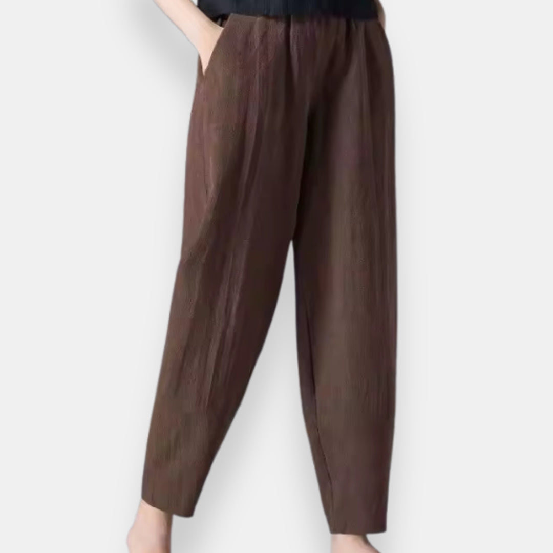 Nane | Pantalon Fuselé Élastiqué