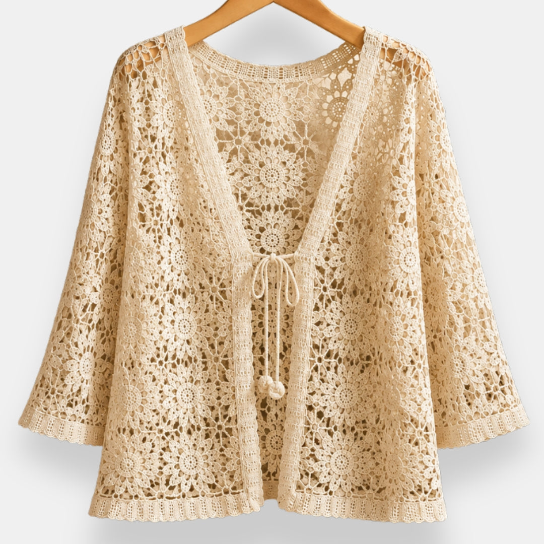 Parise | Cardigan Crochet Noué