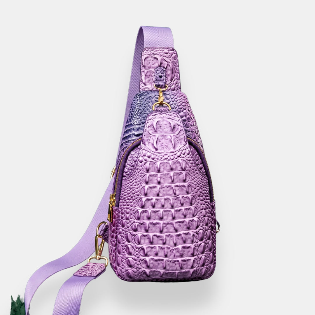 Aubine | Sac Banane Croco