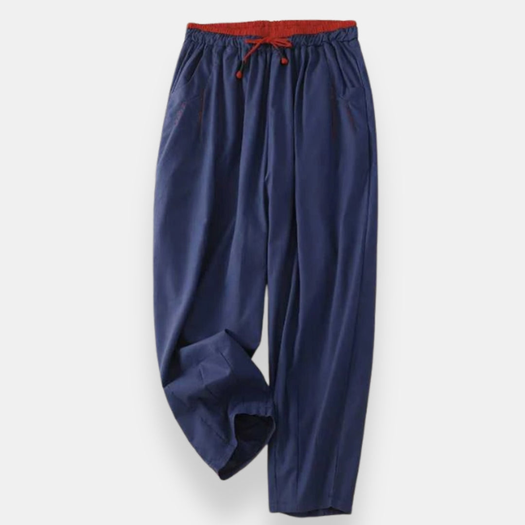 Dany | Pantalon Lin Bicolore
