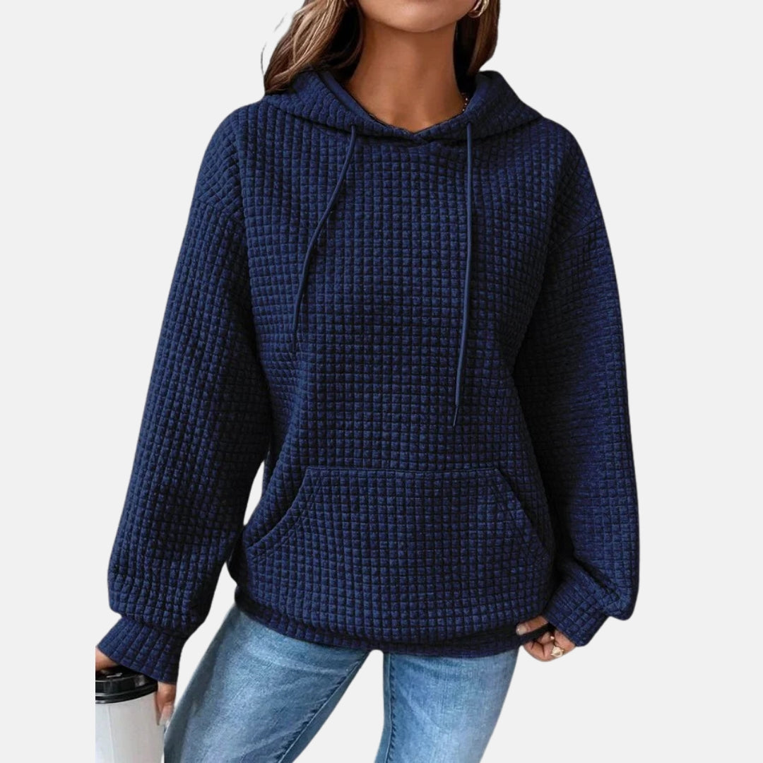 Fleur | Sweat à capuche uni et décontracté