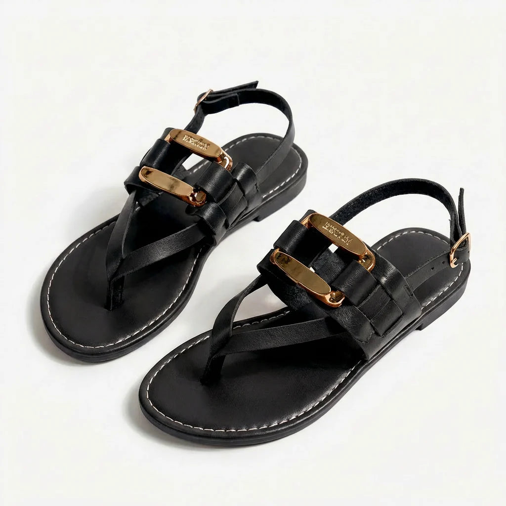 Léontine | Sandales plates entre-doigts