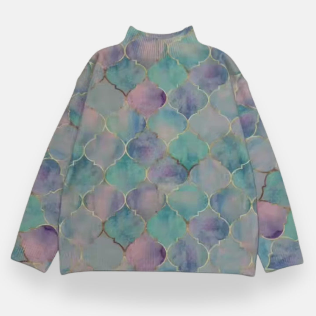 Désiréa | Pull motif aquarelle