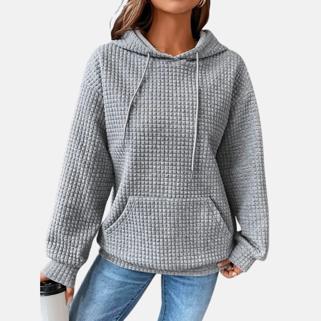 Fleur | Sweat à capuche uni et décontracté