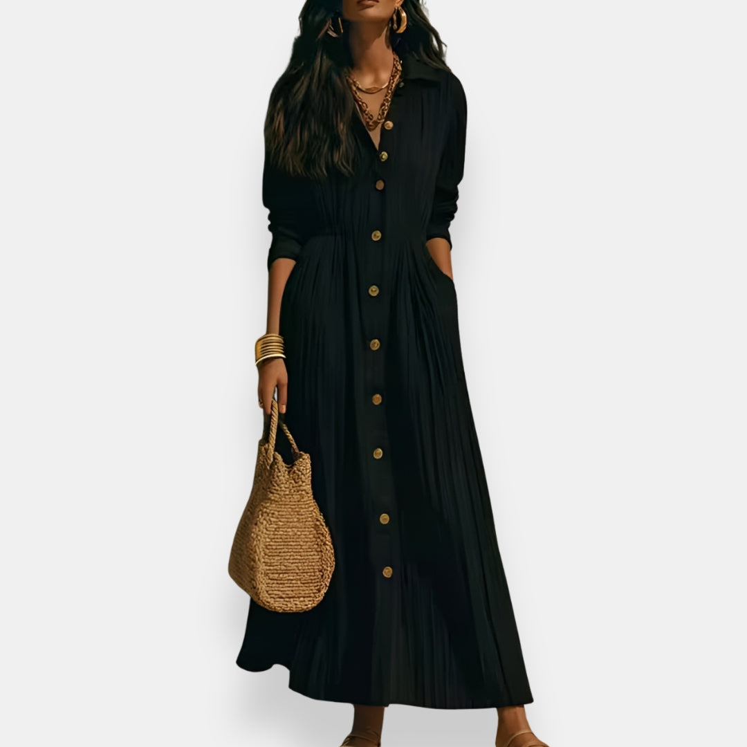 Ozanne | Robe Chemise Boutonnée