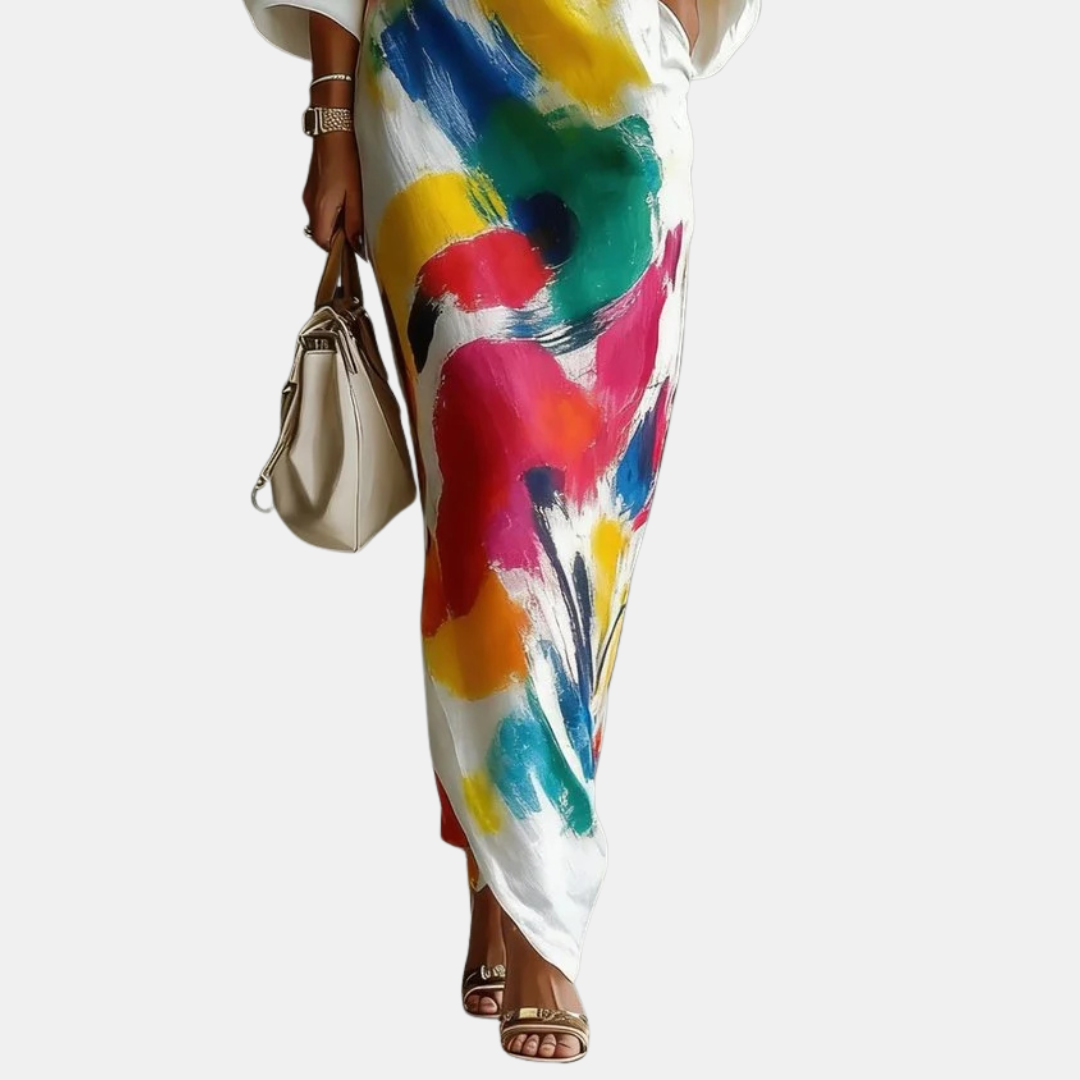 Rosalind | Robe asymétrique imprimée