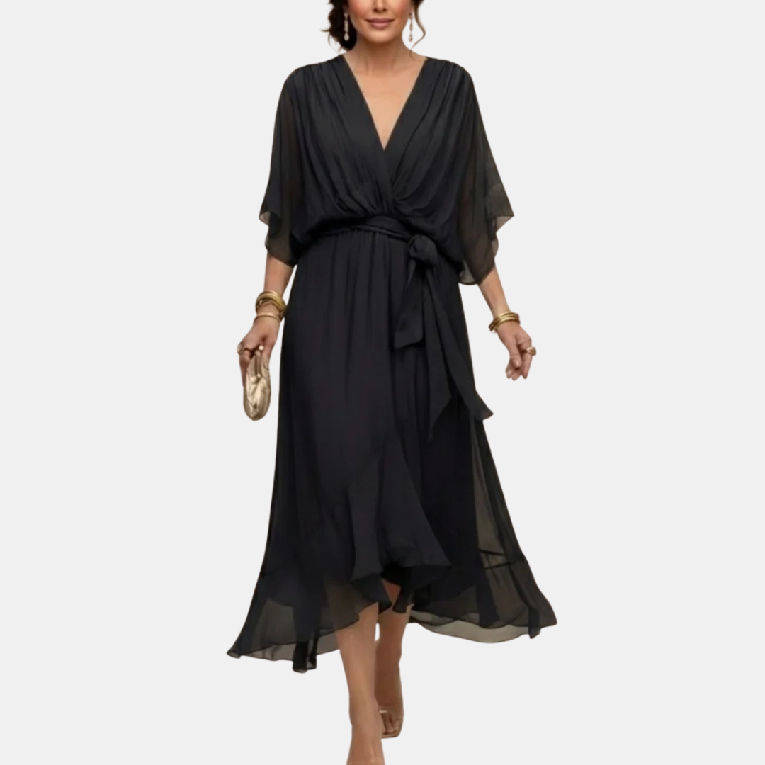 Isaure | Robe fluide ceinturée