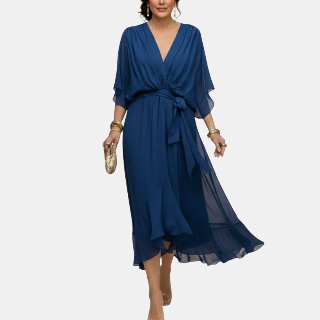 Isaure | Robe fluide ceinturée