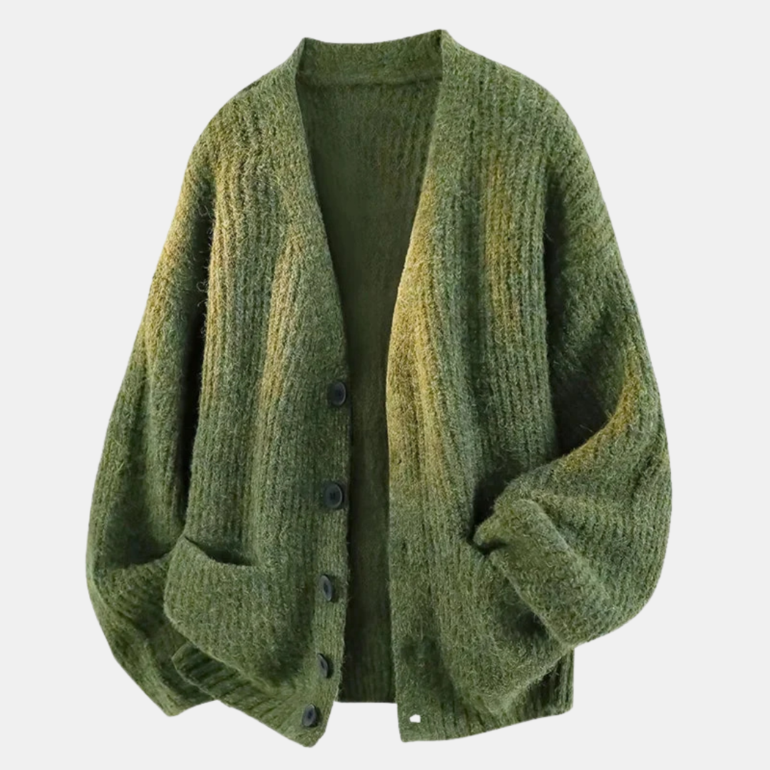 Solstice | Cardigan oversize en maille côtelée