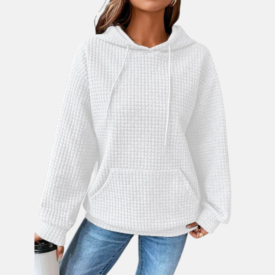 Fleur | Sweat à capuche uni et décontracté
