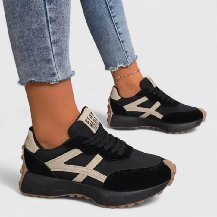 Plévoine | Sneakers rétro bicolores