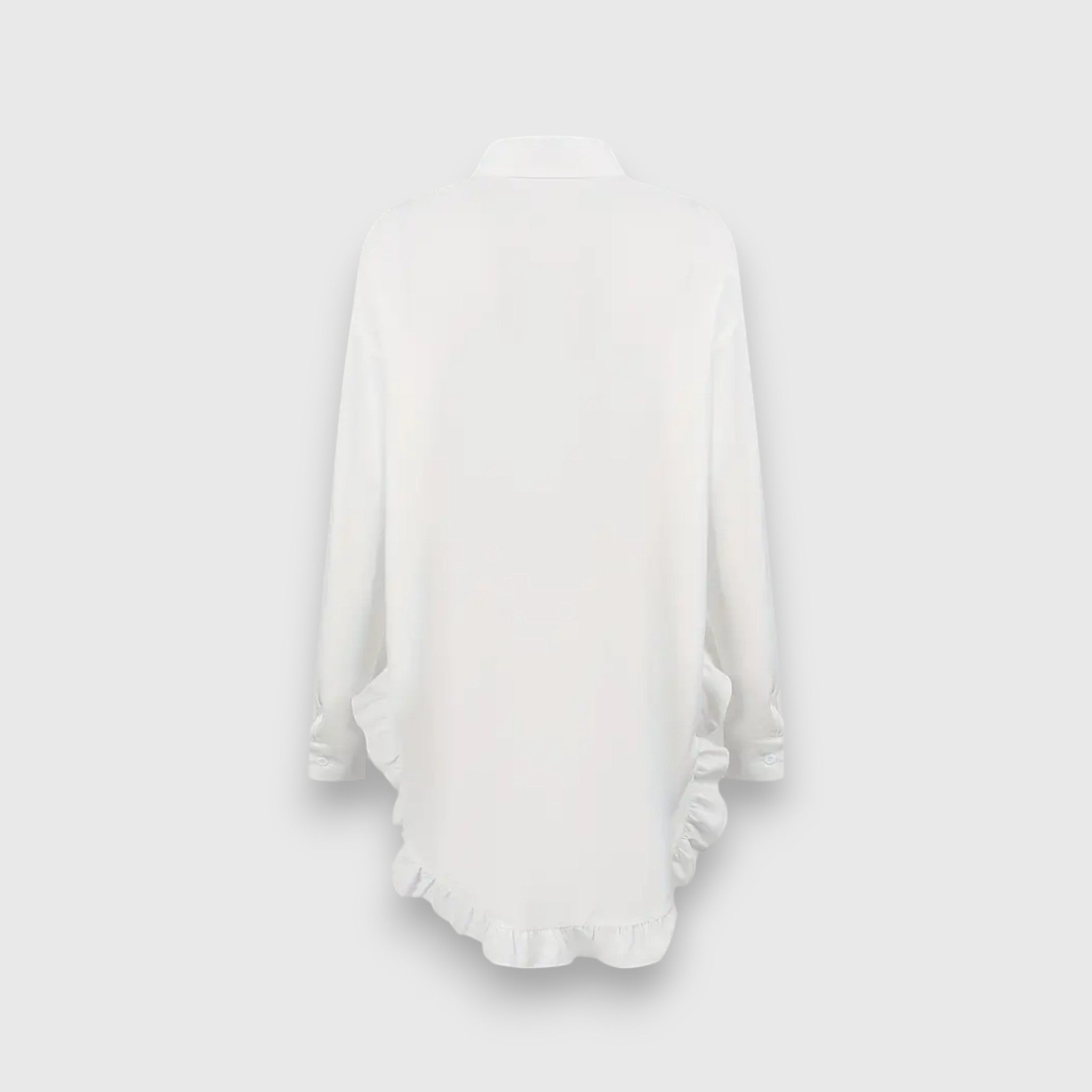 Naomi | Robe-chemise ample à volants