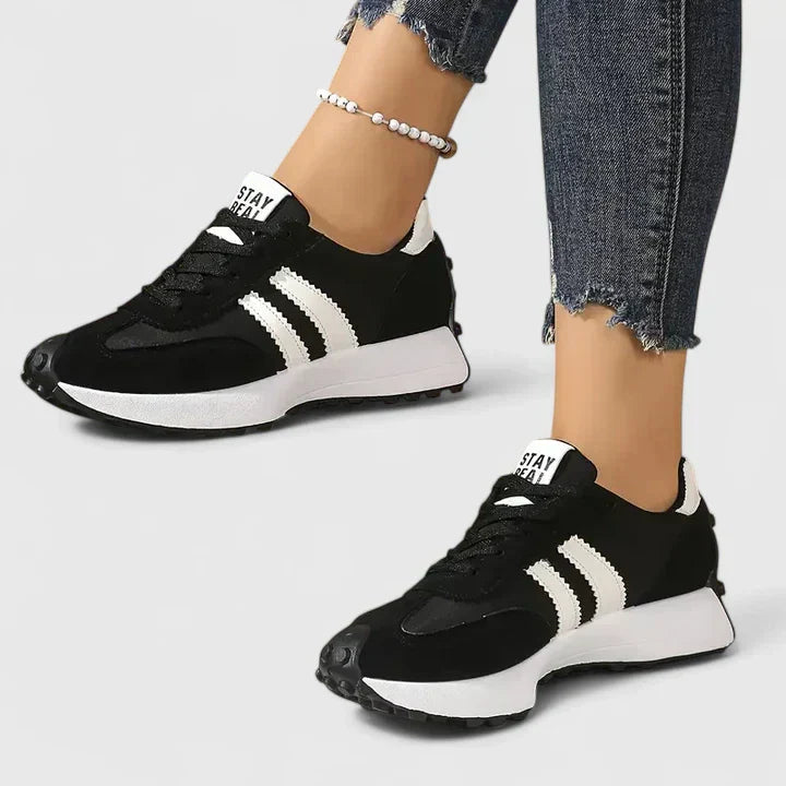 Élorvaine | Sneakers rétro à bandes