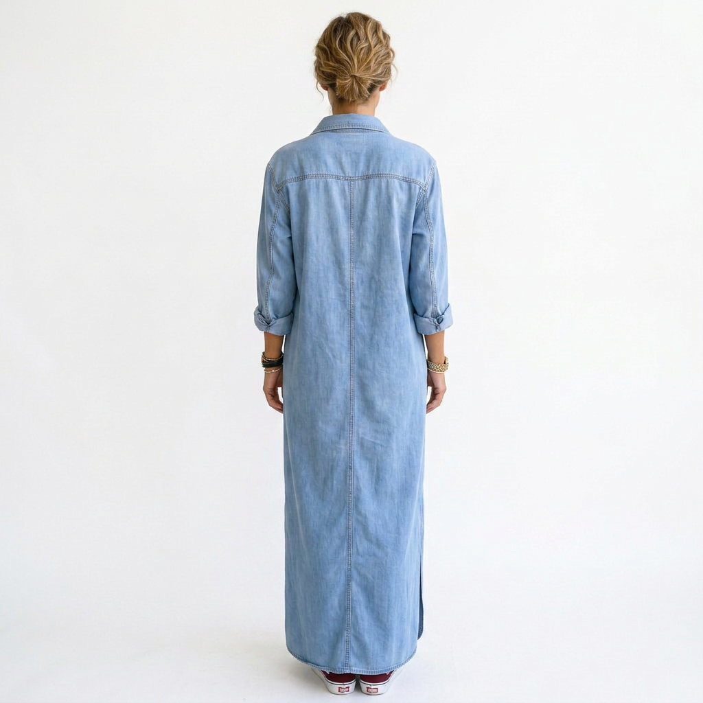 Folquine | Robe longue chemisier